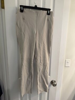 Slim Fit Stretch Dress Pants - Light Beige